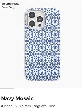 PopSocket x Electric Picks iPhone 15 Pro Max Case